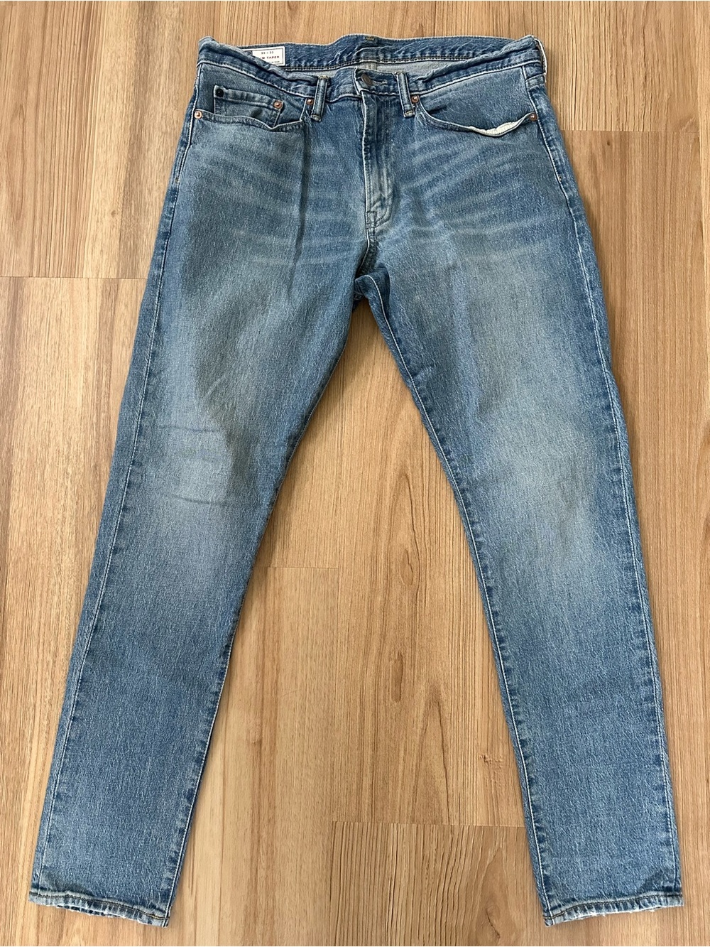 GAP Men's Slim Straight Light Blue Denim Jeans